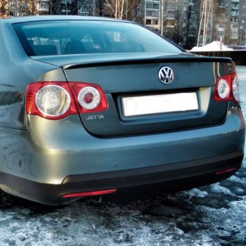 3 399 р. Лип спойлер АВТОКРАТ Volkswagen Jetta A5 седан (2005-2011) (Неокрашенный)  с доставкой в г. Набережные‑Челны. Увеличить фотографию 2