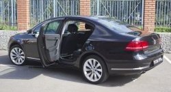 2 259 р. Накладки на порожки RA (комплект) Volkswagen Passat B7 универсал (2010-2015)  с доставкой в г. Набережные‑Челны. Увеличить фотографию 2