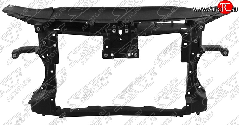 10 299 р. Рамка радиатора (телевизор) (рестайлинг) SAT Volkswagen Passat CC дорестайлинг (2008-2012) (Неокрашенная)  с доставкой в г. Набережные‑Челны