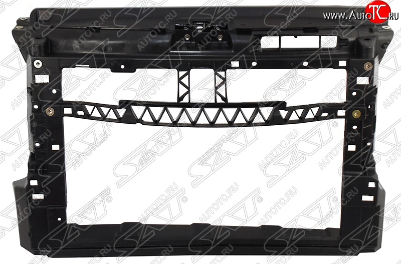 2 759 р. Рамка радиатора (телевизор) (бензин) SAT Volkswagen Polo 5 седан рестайлинг (2015-2020) (Неокрашенная)  с доставкой в г. Набережные‑Челны