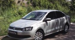 1 629 р. Реснички на фары RA Volkswagen Polo 5 хэтчбек дорестайлинг (2009-2015) (Неокрашенные)  с доставкой в г. Набережные‑Челны. Увеличить фотографию 4