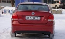 4 199 р. Козырёк на заднее лобовое стекло Sport Volkswagen Polo 5 седан дорестайлинг (2009-2015) (Неокрашенный)  с доставкой в г. Набережные‑Челны. Увеличить фотографию 3