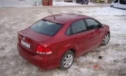 4 199 р. Козырёк на заднее лобовое стекло Sport Volkswagen Polo 5 хэтчбек рестайлинг (2015-2020) (Неокрашенный)  с доставкой в г. Набережные‑Челны. Увеличить фотографию 5