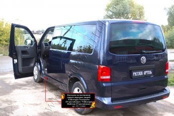 1 159 р. Накладки на внутренние пороги передних дверей RA  Volkswagen Transporter  T5 (2009-2015) рестайлинг  с доставкой в г. Набережные‑Челны. Увеличить фотографию 4