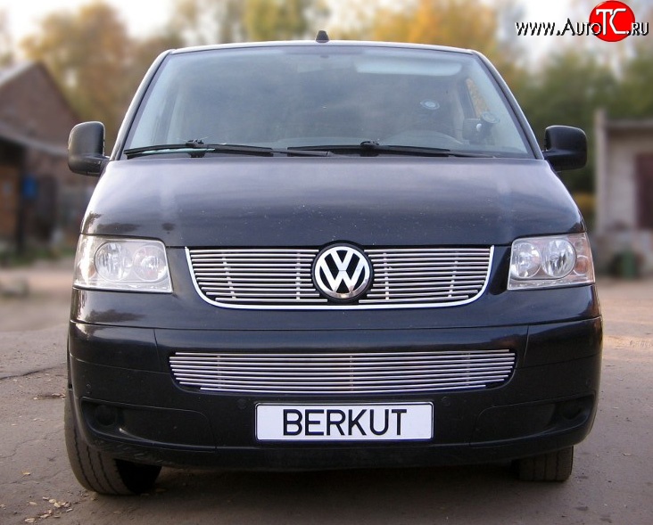 5 999 р. Декоративная вставка воздухозаборника Berkut Volkswagen Transporter T5 дорестайлинг (2003-2009)  с доставкой в г. Набережные‑Челны