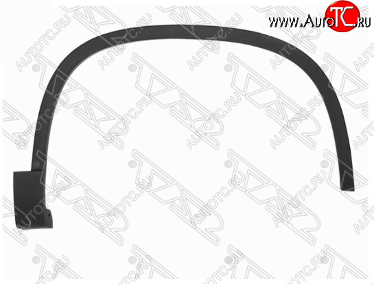 1 269 р. Правый молдинг арки крыла SAT (передний)  Volkswagen Tiguan  NF (2006-2017) дорестайлинг, рестайлинг  с доставкой в г. Набережные‑Челны