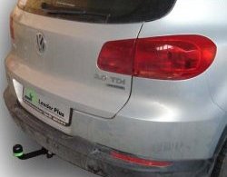 8 649 р. Фаркоп Лидер Плюс 2 Volkswagen Tiguan NF дорестайлинг (2006-2011) (Без электропакета)  с доставкой в г. Набережные‑Челны. Увеличить фотографию 7