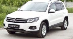 699 р. Реснички на фары RA  Volkswagen Tiguan  NF (2011-2017) рестайлинг (Неокрашенные)  с доставкой в г. Набережные‑Челны. Увеличить фотографию 3