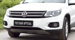 699 р. Реснички на фары RA  Volkswagen Tiguan  NF (2011-2017) рестайлинг (Неокрашенные)  с доставкой в г. Набережные‑Челны. Увеличить фотографию 6