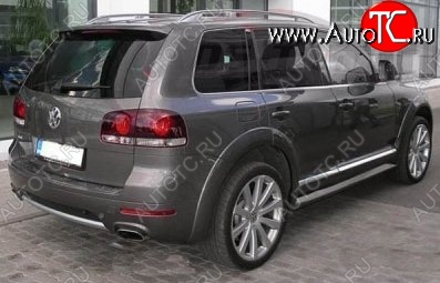 9 649 р. Накладки на колёсные арки CT v2 Volkswagen Touareg GP рестайлинг (2006-2010) (Неокрашенные)  с доставкой в г. Набережные‑Челны