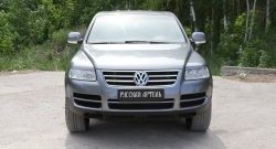 999 р. Реснички на фары RA Volkswagen Touareg GP дорестайлинг (2002-2007) (Неокрашенные)  с доставкой в г. Набережные‑Челны. Увеличить фотографию 3