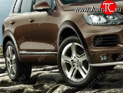 21 849 р. Накладки на колёсные арки CT v3 Volkswagen Touareg NF дорестайлинг (2010-2014) (Неокрашенные)  с доставкой в г. Набережные‑Челны