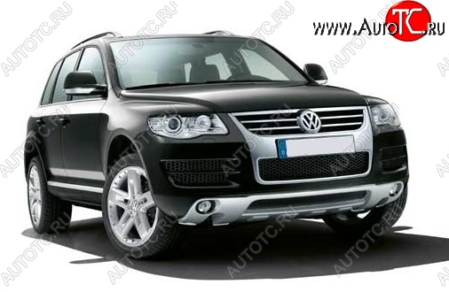 26 999 р. Накладка на передний бампер CT v3 Volkswagen Touareg NF дорестайлинг (2010-2014) (Неокрашенная)  с доставкой в г. Набережные‑Челны