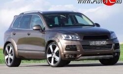 23 049 р. Накладка Je Design на передний бампер 7P Volkswagen Touareg NF дорестайлинг (2010-2014) (Неокрашенная)  с доставкой в г. Набережные‑Челны. Увеличить фотографию 3