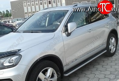 32 399 р. Пороги CT v3 Volkswagen Touareg NF дорестайлинг (2010-2014)  с доставкой в г. Набережные‑Челны