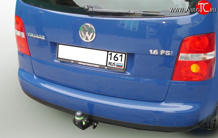 7 799 р. Фаркоп Лидер Плюс Volkswagen Touran 1T дорестайлинг минивэн (2003-2006) (Без электропакета)  с доставкой в г. Набережные‑Челны