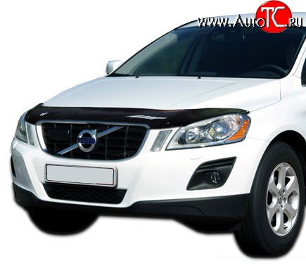 2 999 р. Дефлектор капота NovLine Volvo XC60  дорестайлинг (2008-2013)  с доставкой в г. Набережные‑Челны