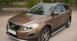 16 899 р. Одинарная защита переднего бампера диаметром 42 мм SLITKOFF  Volvo XC60 (2008-2013)  дорестайлинг  с доставкой в г. Набережные‑Челны. Увеличить фотографию 4