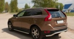 17 749 р. Защита заднего бампера (Ø63 мм волна, нержавейка) SLITKOFF  Volvo XC60 (2008-2013)  дорестайлинг  с доставкой в г. Набережные‑Челны. Увеличить фотографию 8